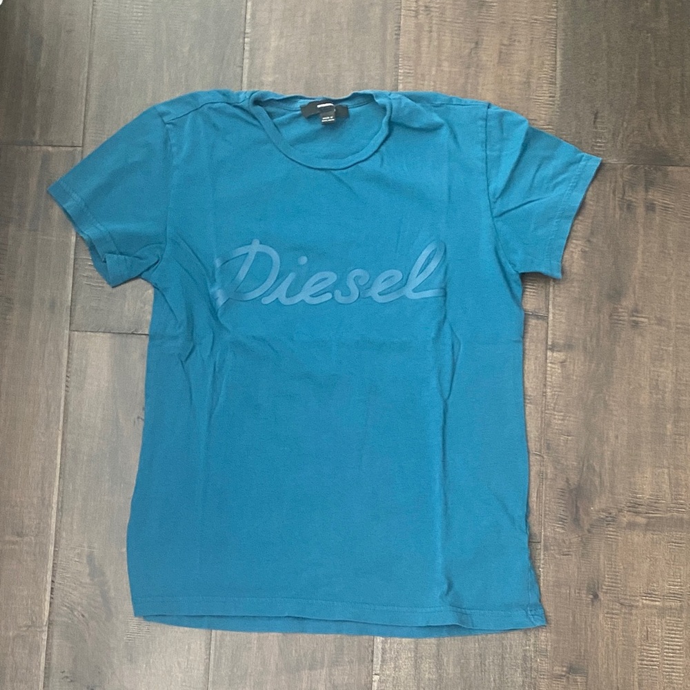 Diesel Teal Graphic Tee